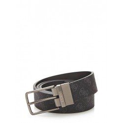 Cinturón cuero placa logo